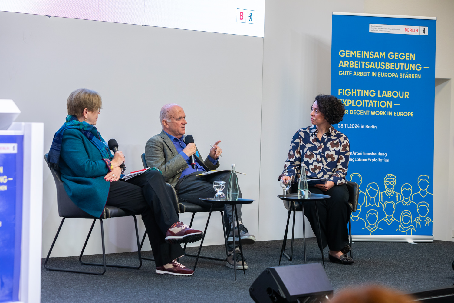 Gespräch zwischen Gaby Bischoff, MEP und Dr. Jan Cremers